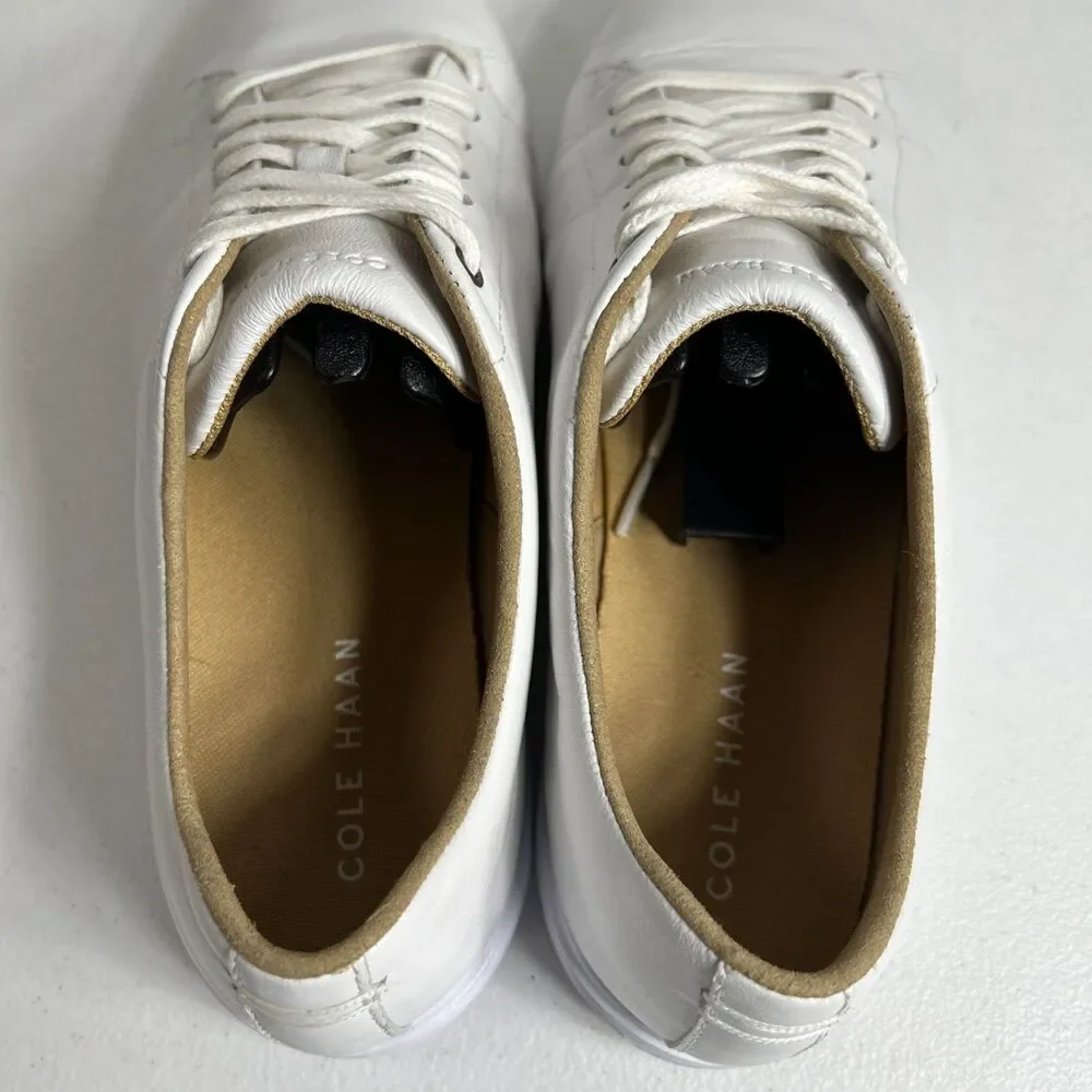 Cole Haan Womens Shoes Size 9 White Grand Crosscourt Sneaker Leather Lace Up Low